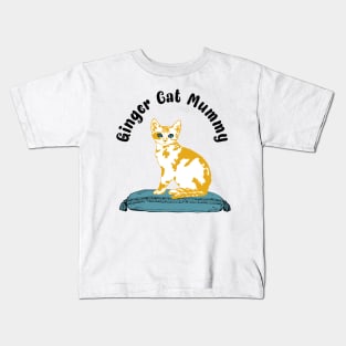 Ginger Cat Mummy Kids T-Shirt